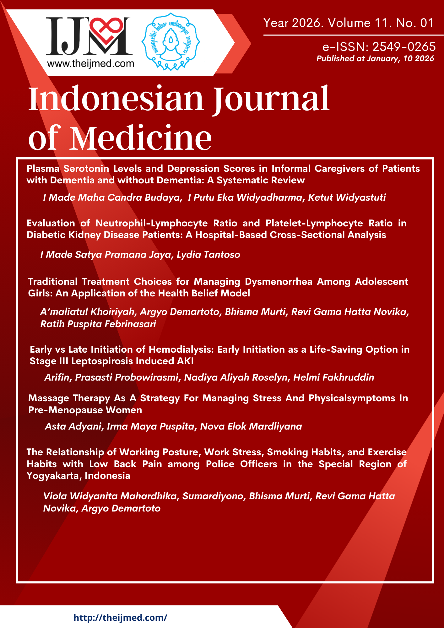 					View Vol.11 No.1 (2026)
				